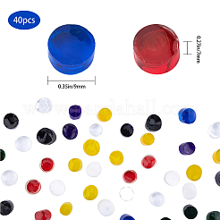 Microwave Kiln Hot Melt Glass Beads&nbsp;GLAA-WH0019-10
