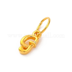 925 Sterling Silver Letter Charms with Jump Rings&nbsp;LS-STER-R008-01G-G