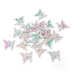 20Pcs 4 Colors Alloy Enamel Pendants&nbsp;ENAM-TA0003-29S