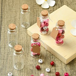 100Pcs 2 Styles Glass Cork Bead Containers&nbsp;CON-YW0001-61