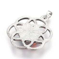 Natural & Synthetic Gemstone Pendants&nbsp;KK-F756-05