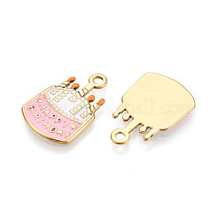 304 Stainless Steel Enamel Pendants&nbsp;STAS-T068-07