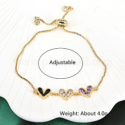 Adjustable Box Chain Slider Bracelets&nbsp;FS-WG29C47-07