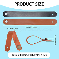 8Pcs 2 Colors PU Leather Guitar Strap&nbsp;FIND-CY0001-41
