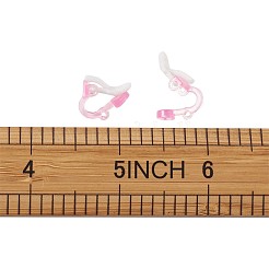 Plastic Clip-on Earring Findings&nbsp;X-FIND-Q001-02