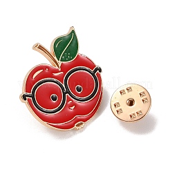 Teacher's Day Theme Rack Plating Light Gold Alloy Brooches&nbsp;JEWB-Z016-01KCG-03