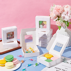 Marble Print Paper Candy Storage Box&nbsp;CON-WH0084-92A