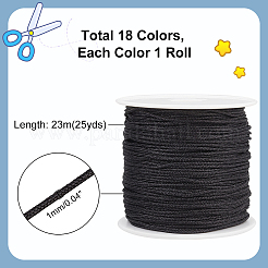 18 Rolls 18 Colors Chinlon Thread&nbsp;OCOR-PH0002-61