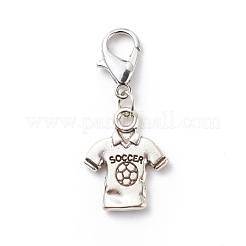 Tibetan Style Alloy Sports Theme Pendant Decorations&nbsp;HJEW-JM00747