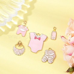 10Pcs 5 Styles Alloy Enamel Pendants&nbsp;ENAM-FP0002-92