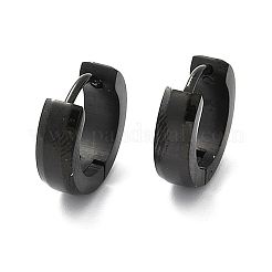 304 Stainless Steel Polishing Effect Hoop Earrings&nbsp;EJEW-M001-31EB