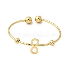 201 Stainless Steel Cuff Bangles&nbsp;BJEW-Z151-02G-01