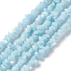 Natural White Jade Chip Beads Strands&nbsp;G-G905-02