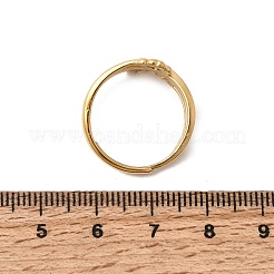 304 Stainless Steel Adjustable Cuff Open Rings for Women&nbsp;RJEW-K316-02G