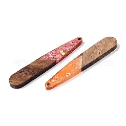 Epoxy Resin & Walnut Wood Pendants&nbsp;RESI-N039-116
