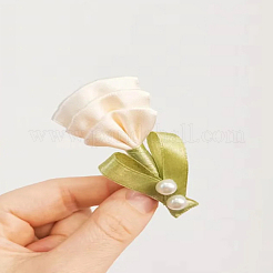 20 Yards 4 Colors Single Face Solid Color Satin Ribbon&nbsp;SRIB-LP0001-23