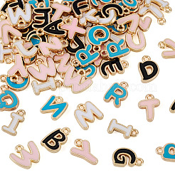 78Pcs 26 Styles Alloy Enamel Charms&nbsp;ENAM-TA0003-52