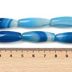 Natural Striped Agate/Banded Agate Beads Strands&nbsp;G-S280-10A