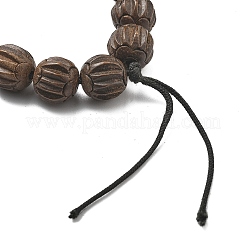 Carved Groove Wood Beads&nbsp;WOOD-Q060-01A