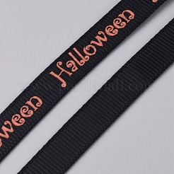 Halloween Polyester Ribbons&nbsp;OCOR-WH0120-29B