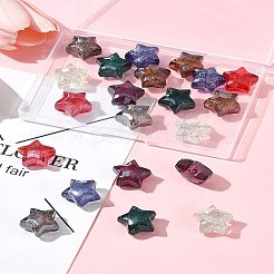 21Pcs 7 Colors Transparent Acrylic Beads&nbsp;OACR-FS0001-95