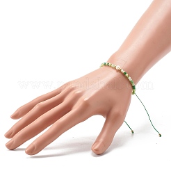 Nylon Thread Braided Bead Bracelets&nbsp;BJEW-JB06449-01