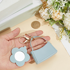 1Pc Portable Imitation Leather Bag Keychain&nbsp;AJEW-CL0001-64B
