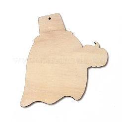 Single Face Printed Wood Big Pendants&nbsp;WOOD-I010-09H