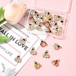 24Pcs Alloy Enamel Charms&nbsp;ENAM-FS0003-76