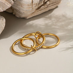 304 Stainless Steel Finger Rings for Women&nbsp;GN6339