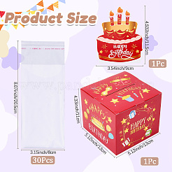 Happy Birthday Day Money Box for Cash Gift Pull&nbsp;DIY-WH200050-31C