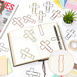 15Pcs 3 Colors Iron Paper Clips&nbsp;AJEW-SZ0003-06