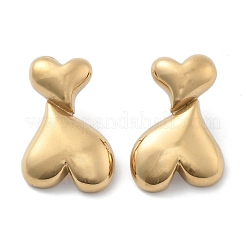 304 Stainless Steel Stud Earrings&nbsp;STAS-Z112-21G