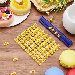 PP Plastic Letter A~Z Cookie Impress Embosser Cutter&nbsp;AJEW-WH0504-24