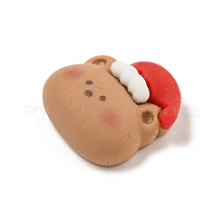 Christmas Theme Opaque Resin Decoden Cabochons&nbsp;LS-CRES-B022-06J