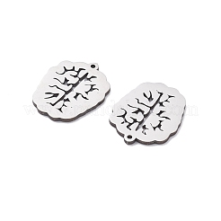 201 Stainless Steel Pendants&nbsp;STAS-V001-23