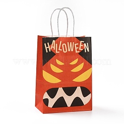 Halloween Theme Kraft Paper Gift Bags&nbsp;CARB-A006-01J