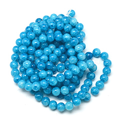 Baking Paint Crackle Glass Bead Strands&nbsp;X-DGLA-Q023-8mm-YS77