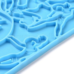Exercising Women Shaped Straw Topper Silicone Statue Molds Sets&nbsp;LS-DIY-L067-I02