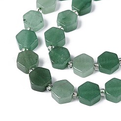 Natural Green Aventurine Beads Strands&nbsp;G-P534-A17-02