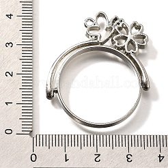Alloy Open Back Bezel Pendants&nbsp;PALLOY-I223-16P