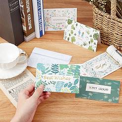 Envelope and Floral Pattern Thank You Cards Sets&nbsp;DIY-CP0001-82