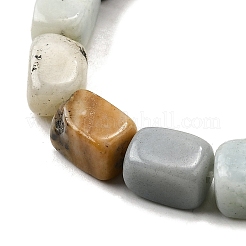 Natural Flower Amazonite Beads Strands&nbsp;G-F791-C06