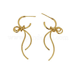 Brass Stud Earrings for Women&nbsp;WG34B19-01