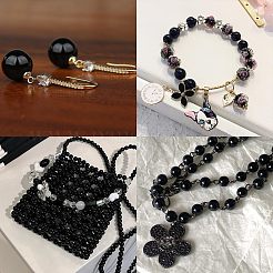 100Pcs Grade A Natural Tourmaline Round Beads&nbsp;G-OC0003-03