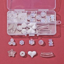 9 Style Transparent and Opaque Acrylic Beads&nbsp;OACR-FS0001-11