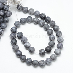 Natural White Jade Bead Strands&nbsp;X-G-R297-8mm-33