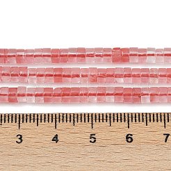 Cherry Quartz Glass Beads Strands&nbsp;G-H230-83