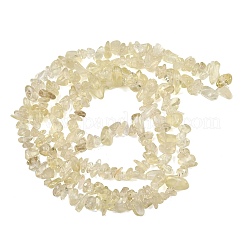 Natural Lemon Quartz(Heated) Beads Strands&nbsp;GG-NH0005-A01-01
