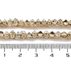 Electroplated Synthetic Lava Rock Beads Strands&nbsp;X-G-H303-A07-LG-1
